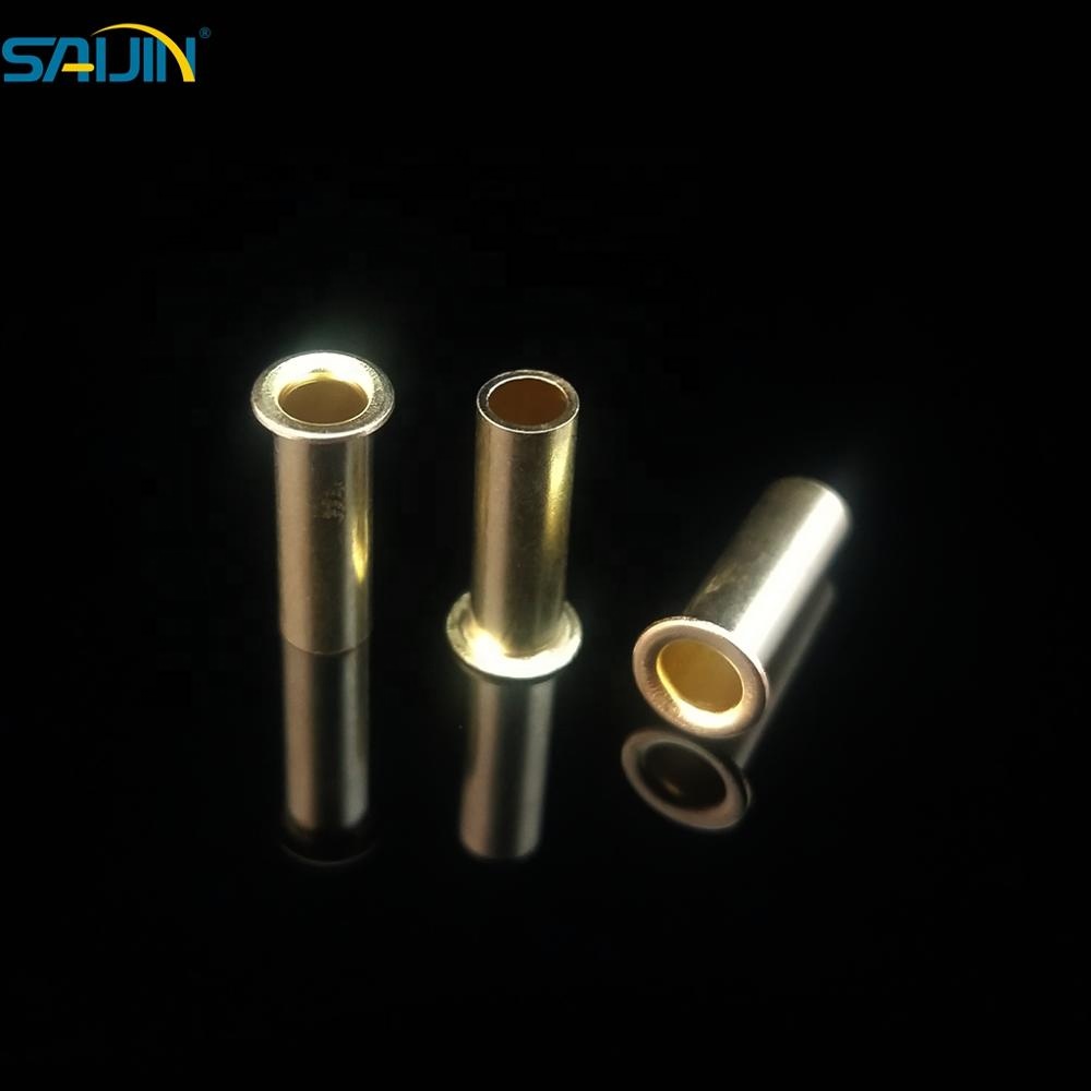 Customized Brass/ Aluminum round head Hollow Tubular blind rivets