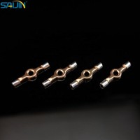 Silver  inlay bimetal strip electrical contact rivet for  snap action switch HS826