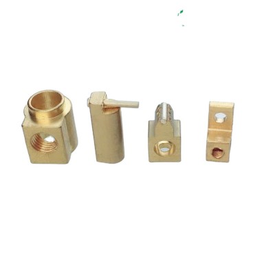 CNC Machining High Precision Brass Screw Terminal for Lamp Socket Switch