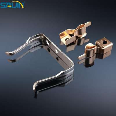 Copper Brass socket grounding spring stamping metal contacts